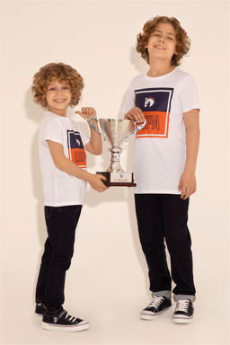 Белая футболка для мальчика - U.s. polo assn фото 5