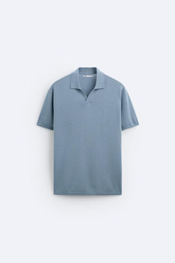 LYOCELL BLEND KNIT POLO SHIRT - Zara фото 7