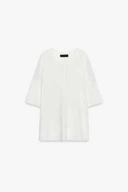 OVERSIZE PLAIN KNIT TOP - Zara фото 14