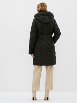 Conso/WDMF 200521 - nero Полупальто пуховое женское  фото 4