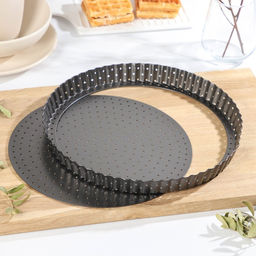 Форма для выпечки Доляна Galaxy, 28?3 см, разъёмная, перфорированная, антипригарное покрытие  фото 2