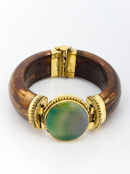 Украшение Браслет кость буйвола №506/10 - Ганг фото 2