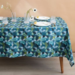 Скатерть Этель Папоротник 149х220 см, 80% хл, 20% пэ, сатин 110 г/м2