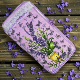 Кухонное полотенце - салфетка из микрофибры, размером 25х50 см, Лаванда - Zebo фото 2