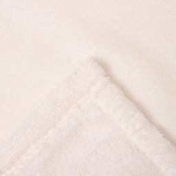 Плед Этель цв.молочный 150*200 см,100% п/э, корал-флис 220 гр/м2  фото 4