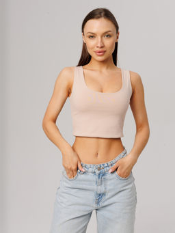 Женский укороченный топ Lingeamo бежевый ЛТ-09 (4)