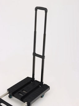 Тележка складная с раздвижной платформой, для перевозки грузов, нагрузка до 100 кг, телескопическая ручка, пластик, Greengo