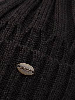 Шапка жен. шерсть+акр LB-BR55043 black - Labbra фото 3