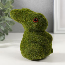 Фигурка пенопласт Зайка зелёный, 8?6.5?10.5 см