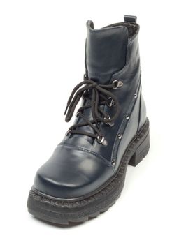 04-926-LACI DARK BLUE Ботинки зимние женские (натуральная кожа, натуральный мех) - Фабричный китай фото 6