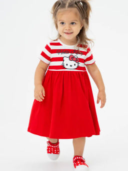 PlayToday / Платье-боди детское трикотажное для девочек  фото 3