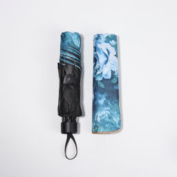 Зонт механический Воздушные пионы, эпонж, 4 сложения, 8 спиц, R = 48 см, цвет МИКС - Simaland фото 6