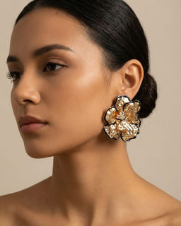 Комплект: колье-обруч и серьги