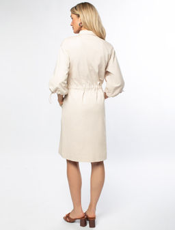 Платье из хлопка на молнии - Vilatte фото 4