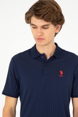 Мужская темно-синяя футболка - U.s. polo assn фото 2