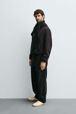 TWILL STRAIGHT-LEG TROUSERS - Zara фото 4