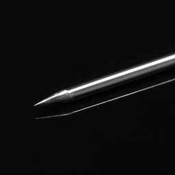 Основа для булавки с шариком d=1 см (набор 5шт), L=5 см, площадка 1,5см, цвет серебро - Queen fair фото 3