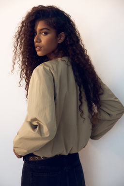 Cazadora bomber con bajo burbuja - H&m фото 7