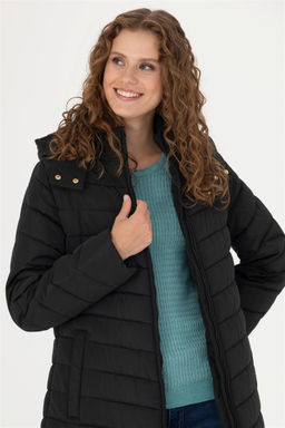 U. S. Polo Assn Женское черное пальто - U.s. polo assn фото 11
