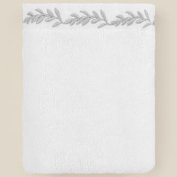 Полотенце махровое SL HOME: Floral «Блан де Блан» 50×90 см, хлопок 100%, белое