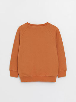 Bisiklet Yaka Uzun Kollu Bask?l? Erkek Bebek Sweatshirt - Waikiki фото 2