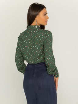 02-756 Блуза - Вишня фото 5