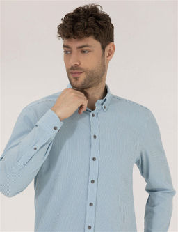 Aqua Slim Fit Uzun Kollu G_mlek - Pierre cardin фото 3