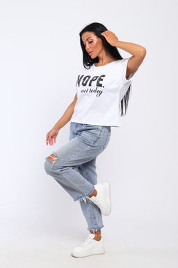 Футболка с надписью Nope, not today, Арт. 804