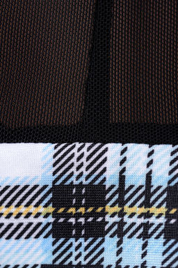 Костюм школьницы Candy Girl Micki (топ, галстук, стринги), черно-синий, XL  фото 6