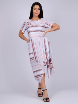 Платье "Каролина" полоса, трикотаж (М)