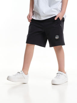 Шорты для мальчика в школу черные 22-7637 черный