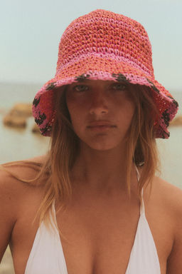 BRAIDED BUCKET HAT - Zara фото 5