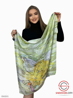 Платок женский с рисунком - Bruno фото 5