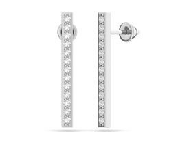 Серьги из серебра куб.циркон., ЗК6001617