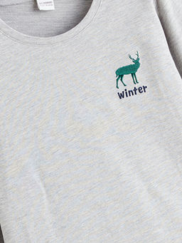 Bisiklet Yaka Erkek ?ocuk Pijama Tak?m?