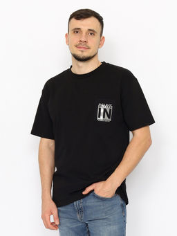 CRB wear/CWSM 60309-22 Футболка мужская,черный/Ex.Cherubino