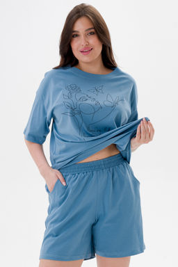 Пижама женская из кулирки Дива топаз - Амадэль фото 4