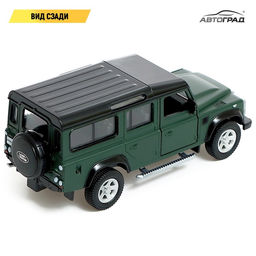 Машина металлическая LAND ROVER DEFENDER, 1:32, инерция, цвет матовый зелёный - Автоград фото 5