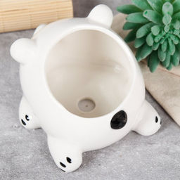 Кашпо 11,5х13,5х8 см Спящий мишка / WN37 /уп 48/ цветное - Галеонтрейд фото 9