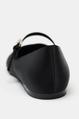 SATIN-EFFECT BALLET FLATS 50TH ANNIVERSARY - Zara фото 4