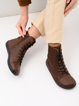 Босоногие ботинки 351.NATAbl.Светло-коричневый оттима/шерсть