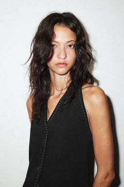 TOPSTITCH WAISTCOAT TOP - Zara фото 4