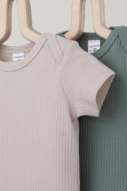 К 6525-2уп/полынь,бежевый набор полукомбинезон (боди) яс