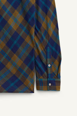LIMITED EDITION FLOWING CHECK SHIRT - Zara фото 8