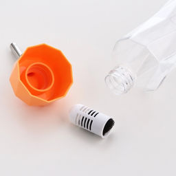 Поилка для животных, 500 мл, крепление-пружинка, оранжевая - Simaland фото 2