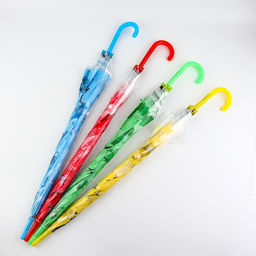 Зонт - трость полуавтоматический «Листопад», 8 спиц, R=45/55 см, d=90 см, МИКС