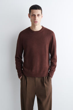 JERSEY DE PUNTO DE LINO CON CUELLO REDONDO - H&m фото 3