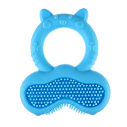 Прорезыватель силиконовый Крошка Я «Котик», массажер, от 3 мес., МИКС