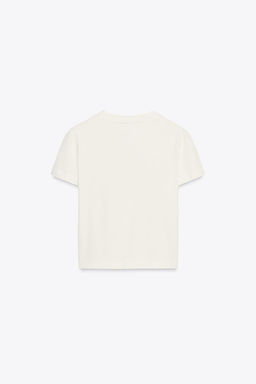 WASHED T-SHIRT WITH SLOGAN - Zara фото 14