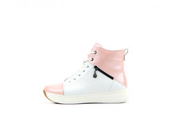 Ботинки 312.omega.w.white/pink/Мех